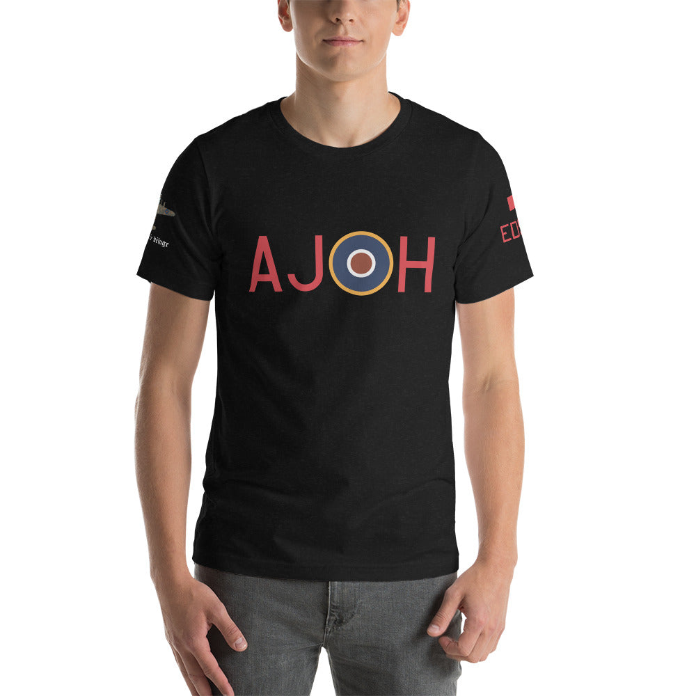 Avro Lancaster "AJ-H" Short-Sleeve Unisex T-Shirt - I Love a Hangar