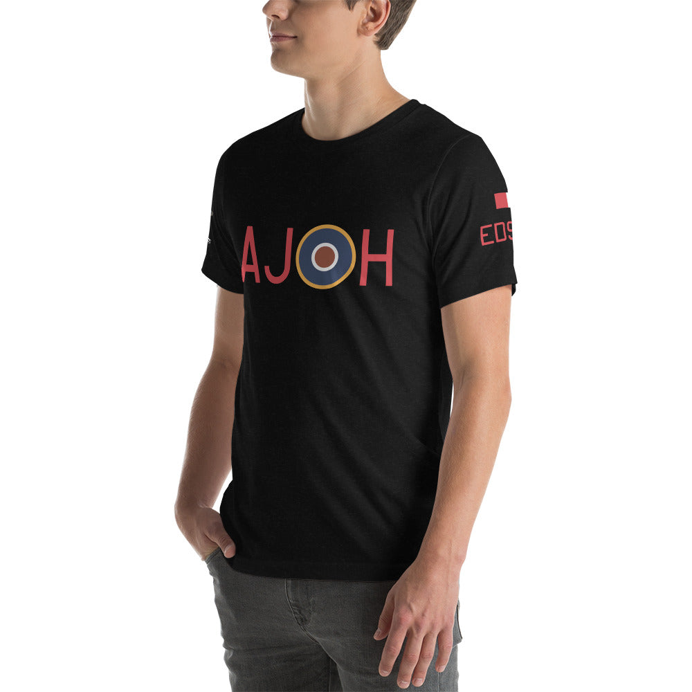Avro Lancaster "AJ-H" Short-Sleeve Unisex T-Shirt - I Love a Hangar