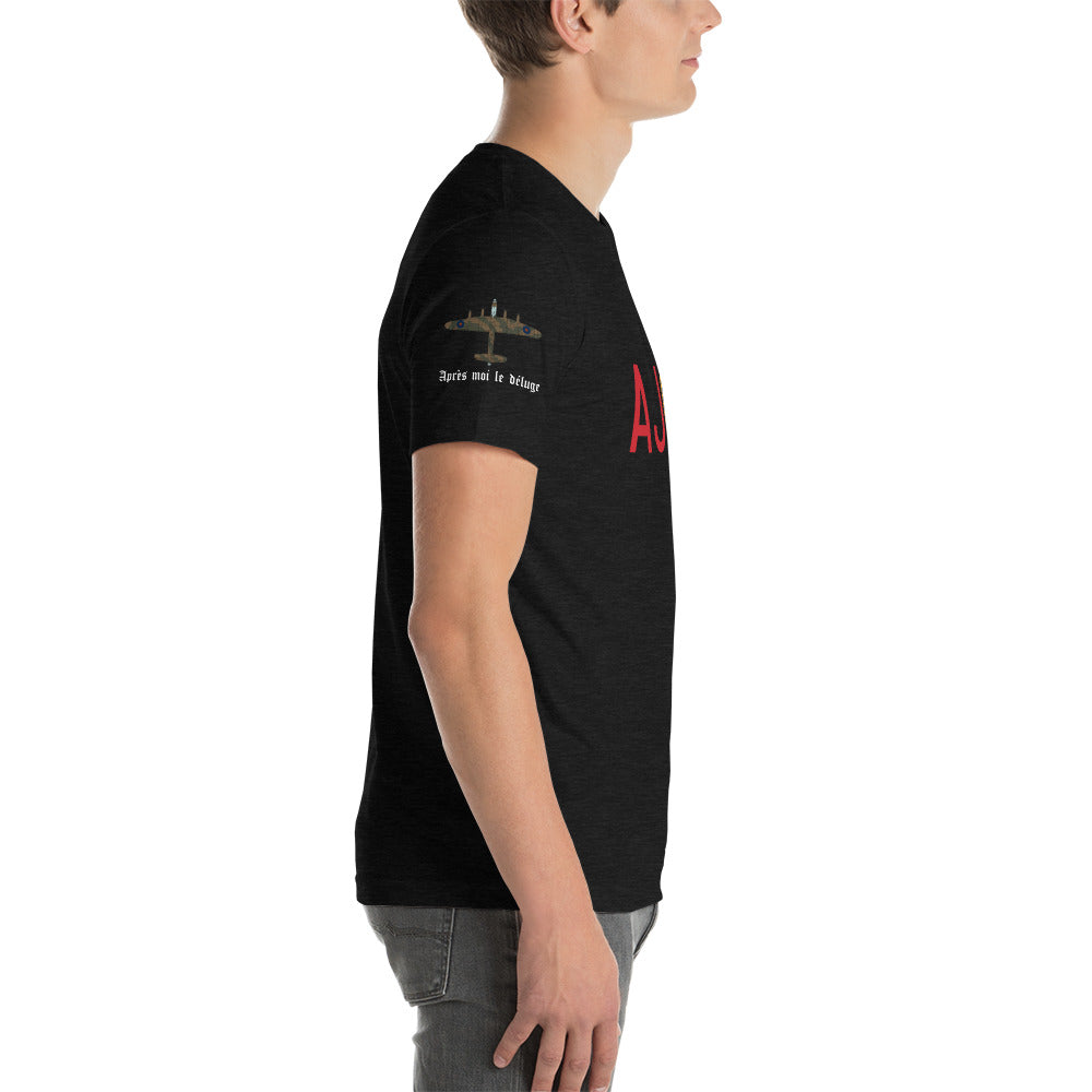 Avro Lancaster "AJ-M" Short-Sleeve Unisex T-Shirt - I Love a Hangar