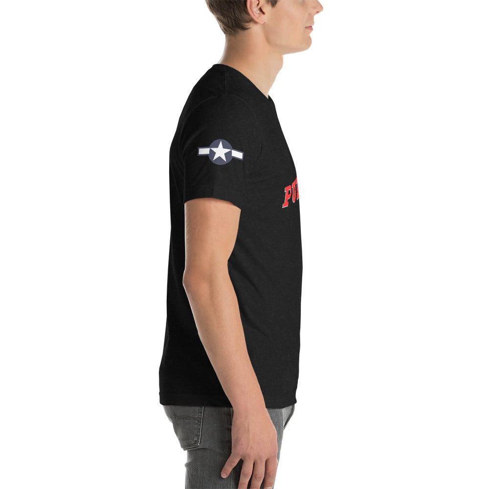 P-38 "Pudgy V" Short-Sleeve Unisex T-Shirt - I Love a Hangar