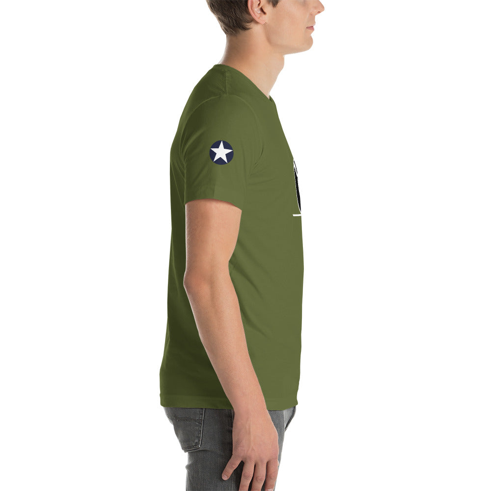 B-24 "Eight Ball" 41-23714 Short-Sleeve Unisex T-Shirt - I Love a Hangar