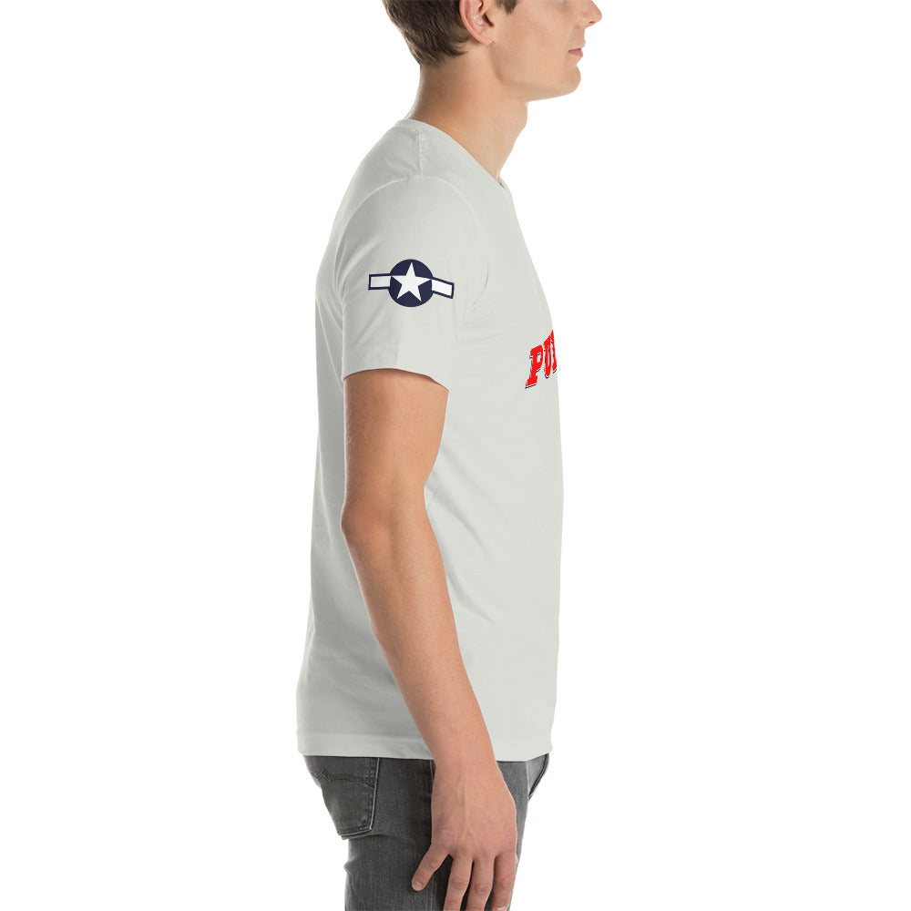 P-38 "Pudgy V" Short-Sleeve Unisex T-Shirt - I Love a Hangar
